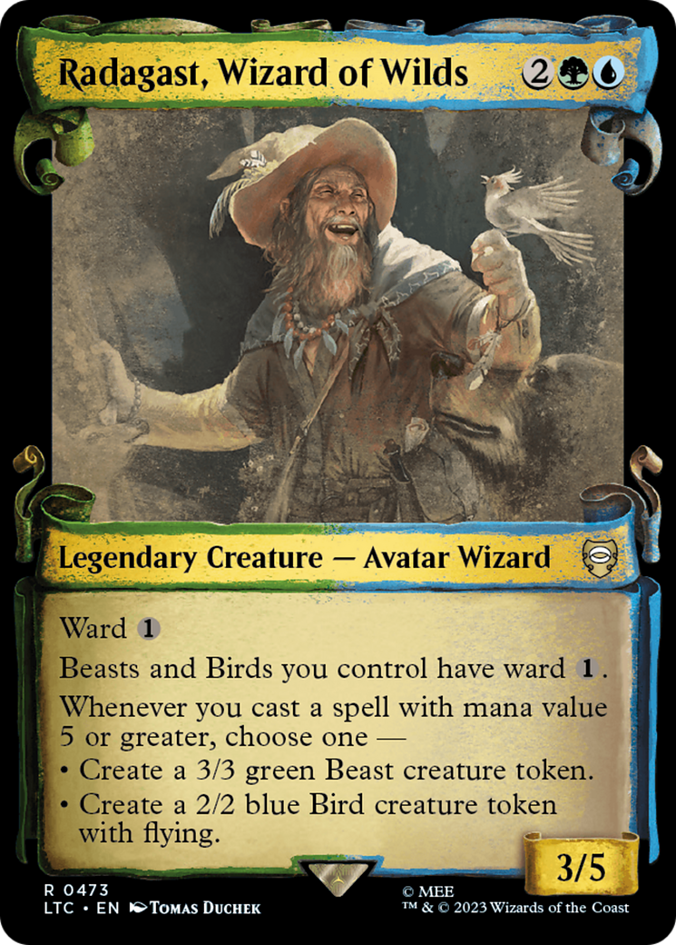 Radagast, Wizard of Wilds [The Lord of the Rings: Tales of Middle-Earth Commander Showcase Scrolls] | Tables and Towers