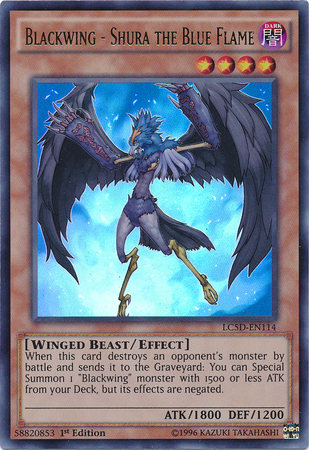 Blackwing - Shura the Blue Flame [LC5D-EN114] Ultra Rare | Tables and Towers