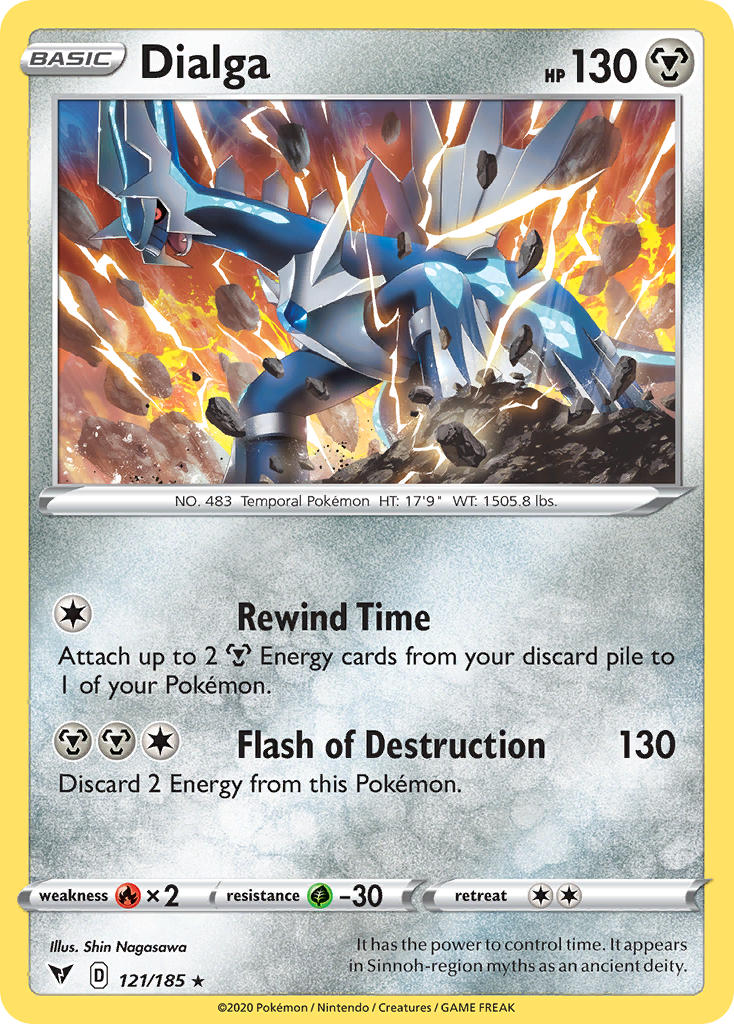 Dialga (121/185) [Sword & Shield: Vivid Voltage] | Tables and Towers