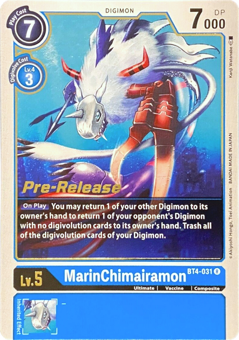 MarinChimairamon [BT4-031] [Great Legend Pre-Release Promos] | Tables and Towers