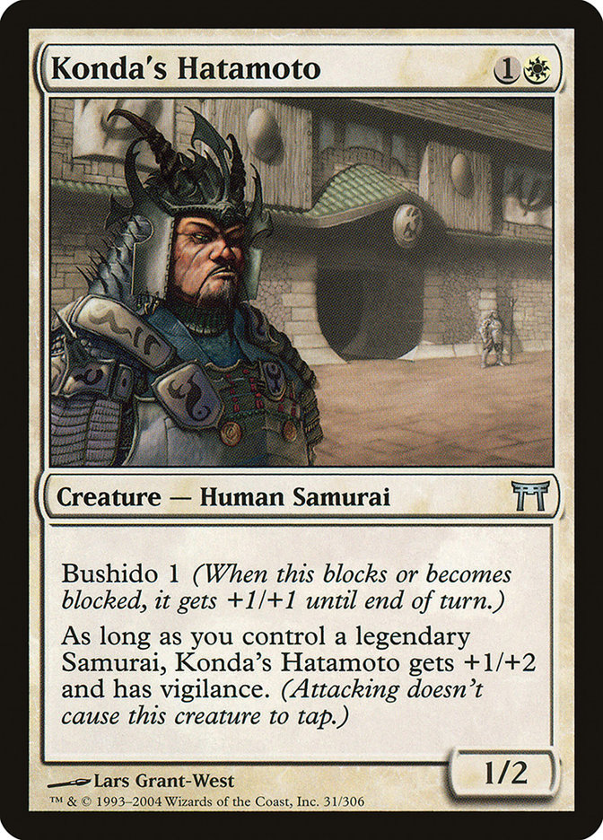 Konda's Hatamoto [Champions of Kamigawa] | Tables and Towers