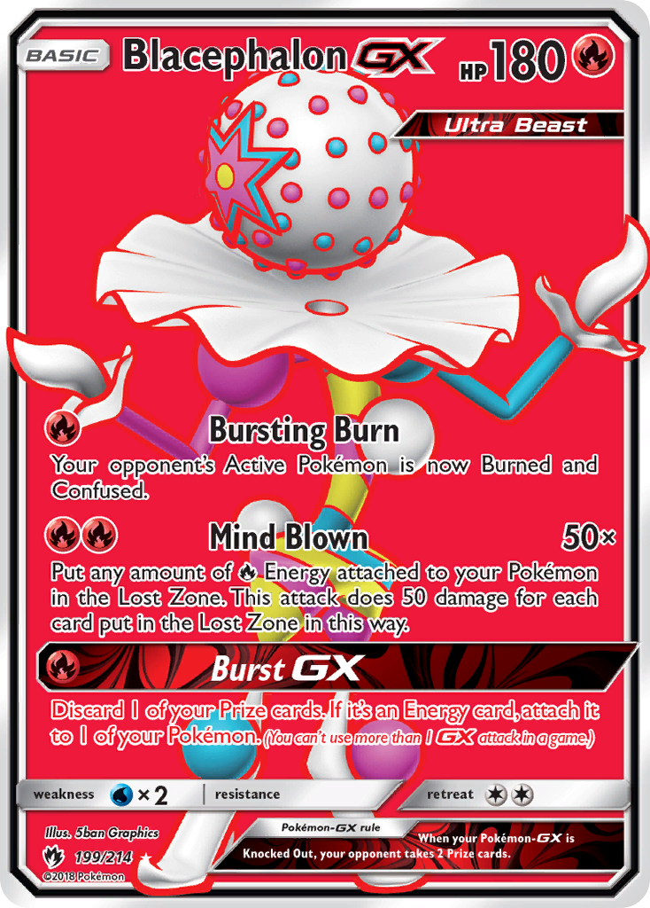 Blacephalon GX (199/214) [Sun & Moon: Lost Thunder] | Tables and Towers