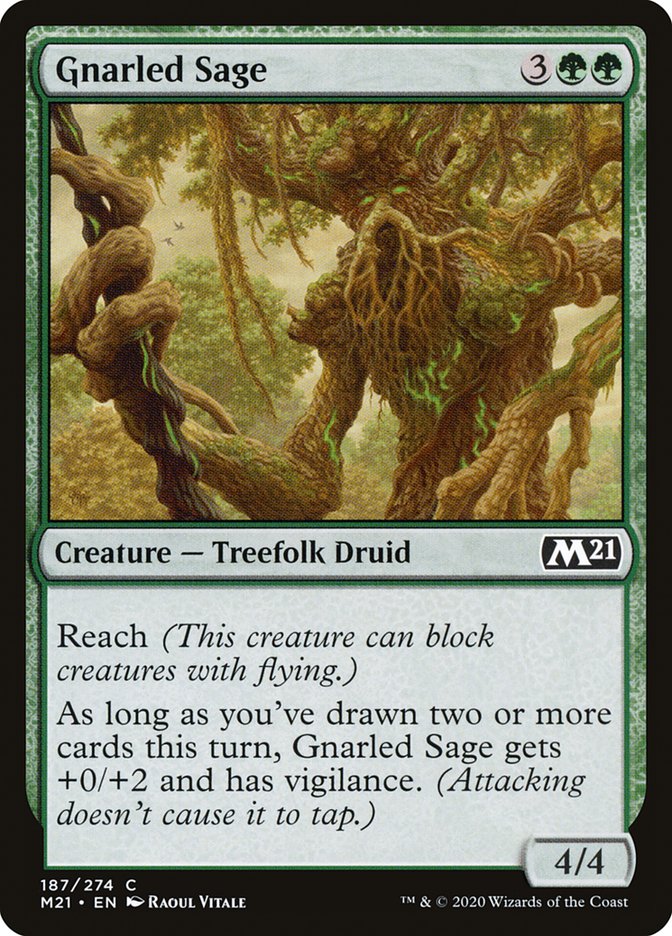 Gnarled Sage [Core Set 2021] | Tables and Towers