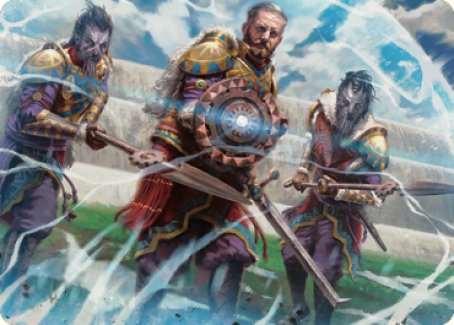 Argivian Phalanx Art Card [Dominaria United Art Series] | Tables and Towers