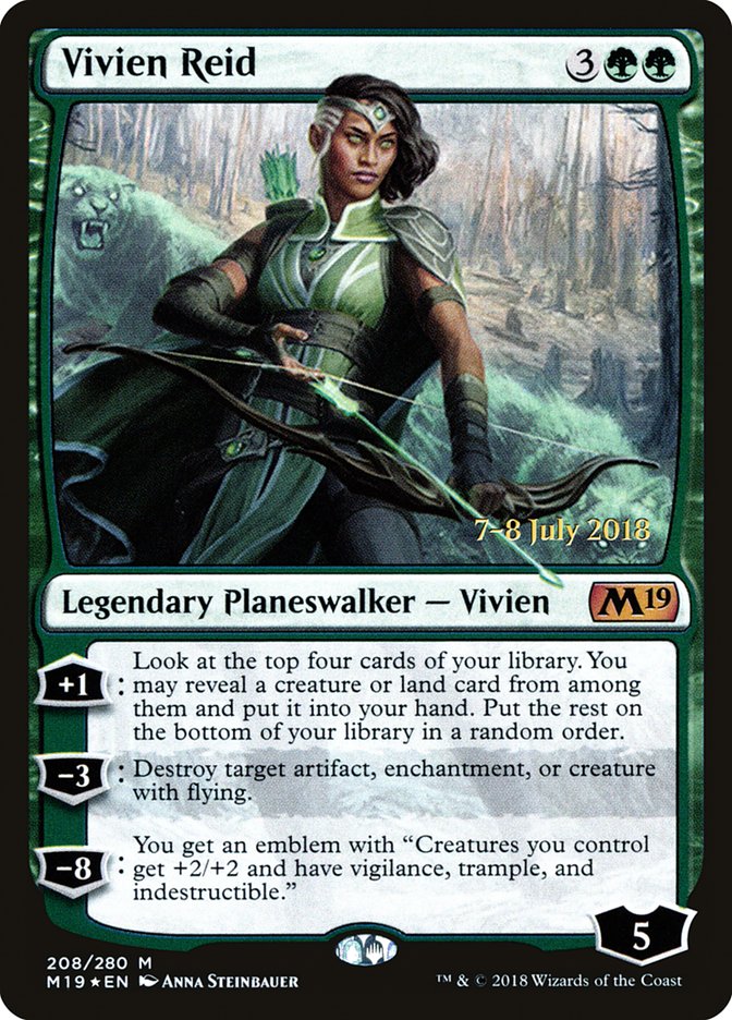 Vivien Reid [Core Set 2019 Prerelease Promos] | Tables and Towers