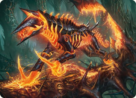 Kuldotha Cackler Art Card [Phyrexia: All Will Be One Art Series] | Tables and Towers