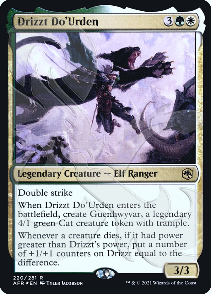 Drizzt Do'Urden (Ampersand Promo) [Dungeons & Dragons: Adventures in the Forgotten Realms Promos] | Tables and Towers