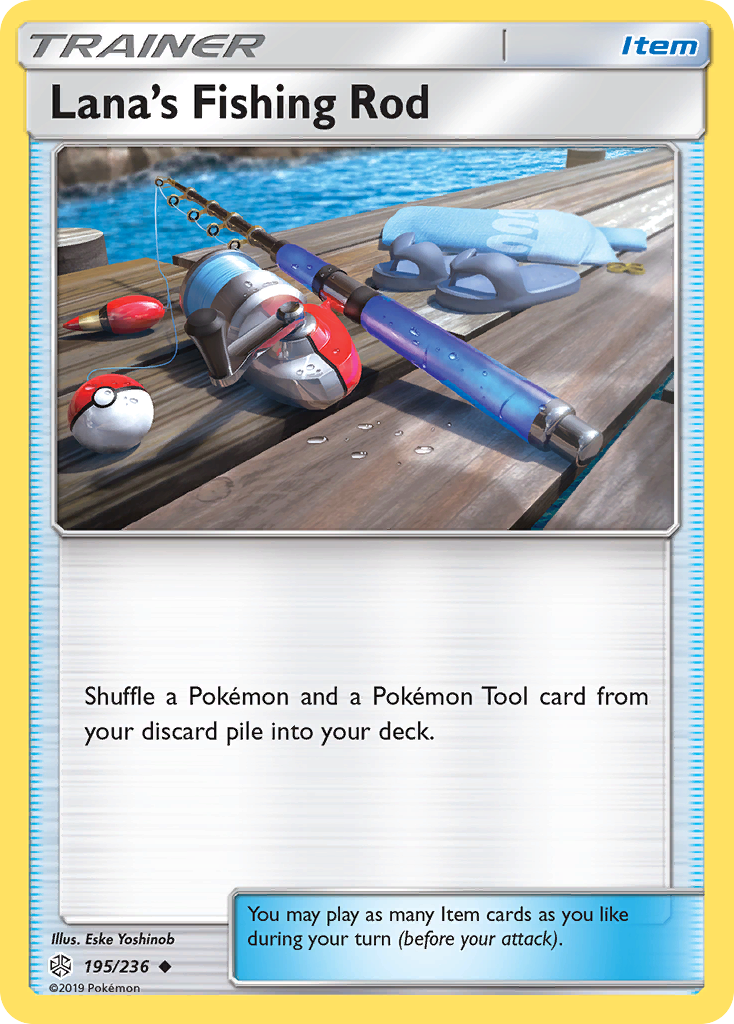 Lana's Fishing Rod (195/236) [Sun & Moon: Cosmic Eclipse] | Tables and Towers