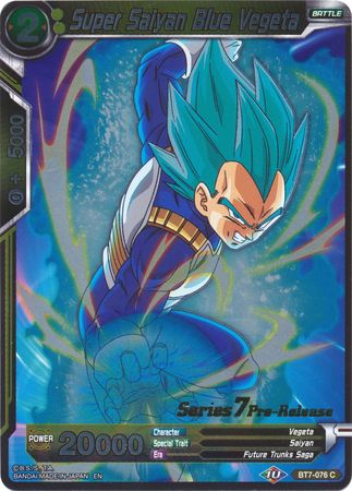 Super Saiyan Blue Vegeta (BT7-076_PR) [Assault of the Saiyans Prerelease Promos] | Tables and Towers