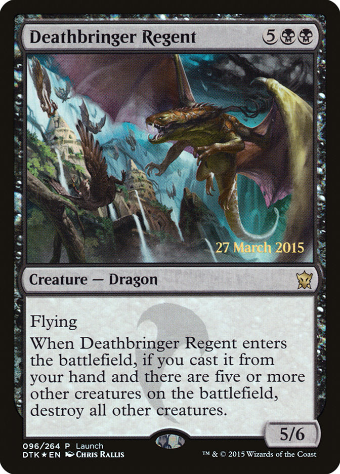 Deathbringer Regent (Launch) [Dragons of Tarkir Prerelease Promos] | Tables and Towers