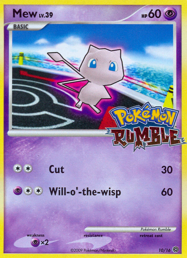 Mew (10/16) [Pokémon Rumble] | Tables and Towers