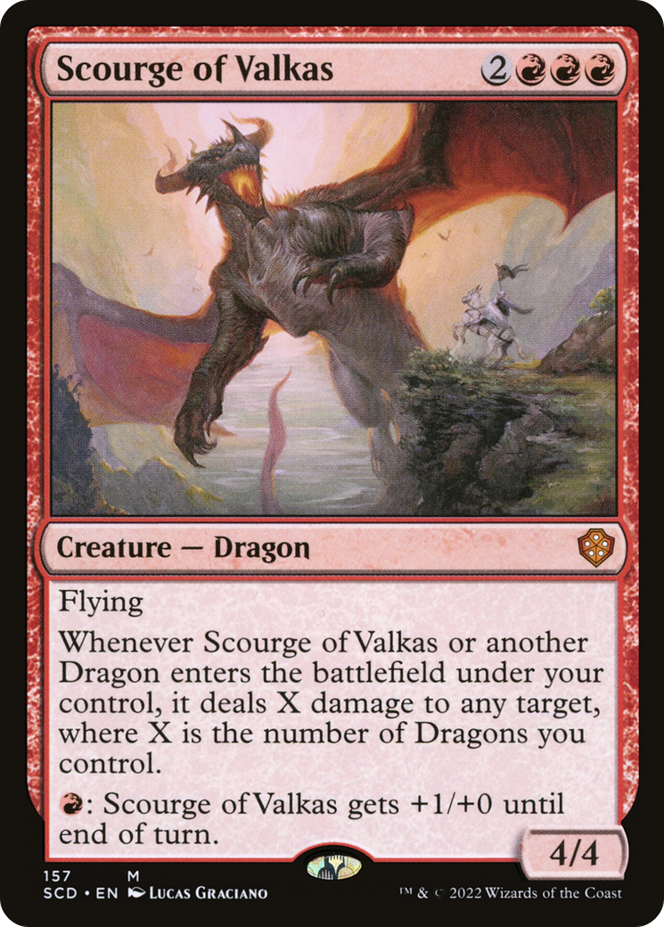 Scourge of Valkas [Starter Commander Decks] | Tables and Towers