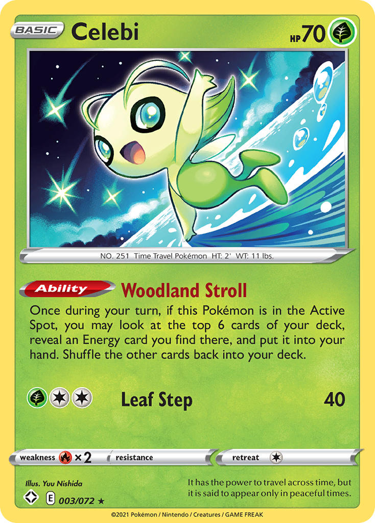 Celebi (003/072) [Sword & Shield: Shining Fates] | Tables and Towers