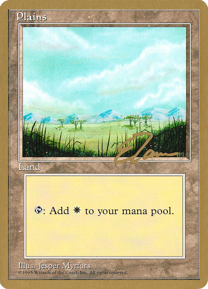 Plains (et365) (Eric Tam) [Pro Tour Collector Set] | Tables and Towers