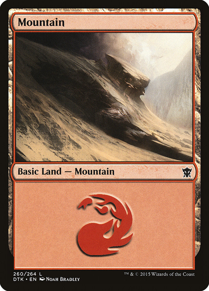 Mountain (260) [Dragons of Tarkir] | Tables and Towers