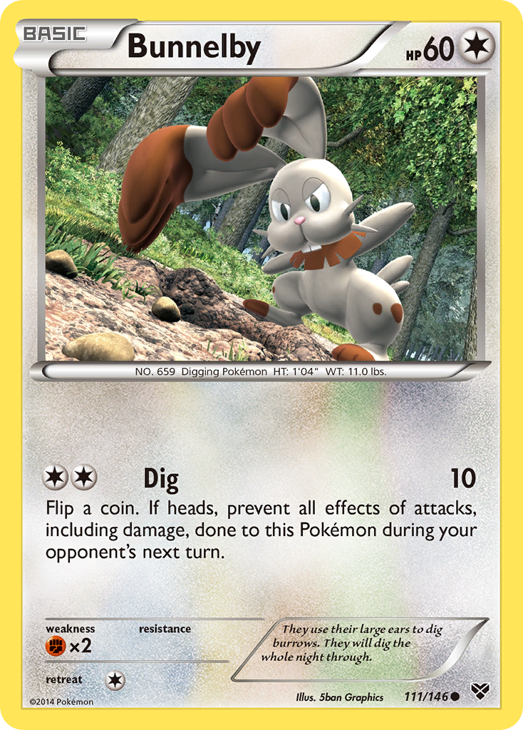 Bunnelby (111/146) [XY: Base Set] | Tables and Towers