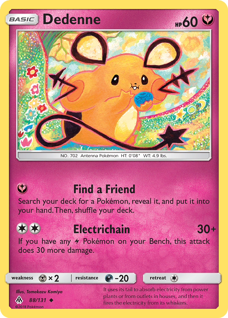 Dedenne (88/131) [Sun & Moon: Forbidden Light] | Tables and Towers