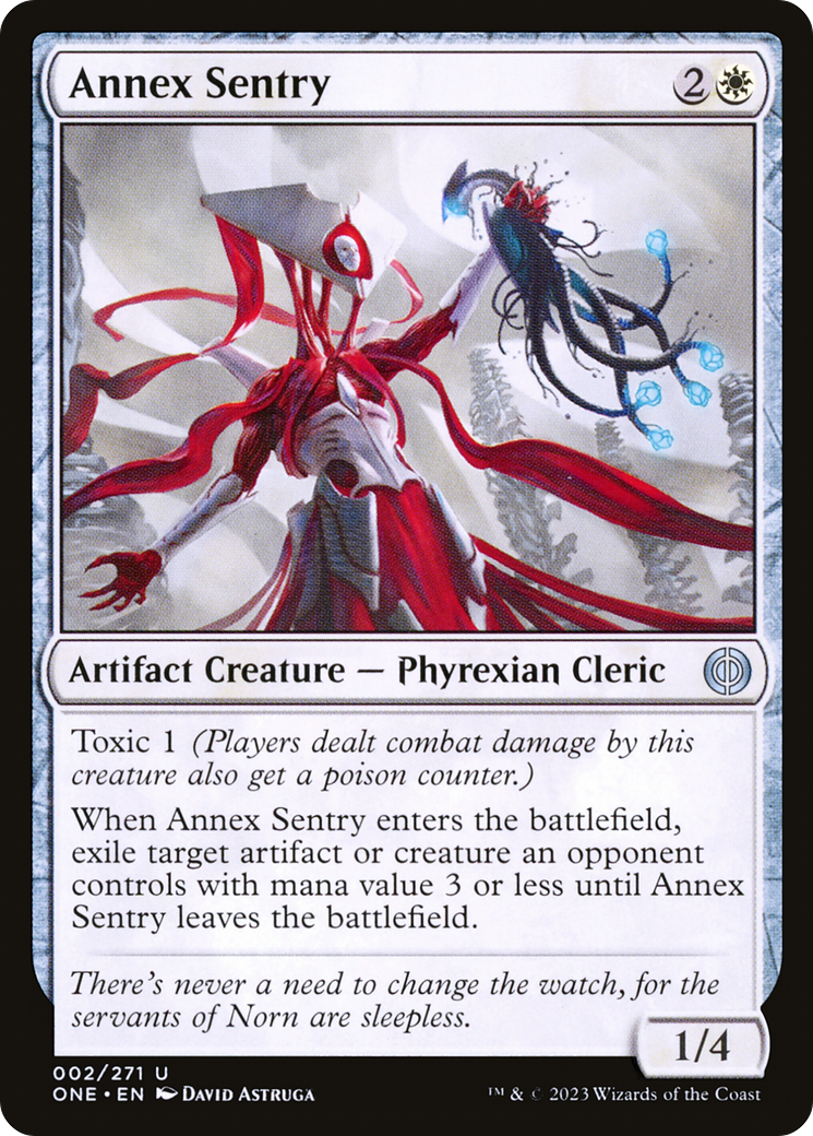 Annex Sentry [Phyrexia: All Will Be One] | Tables and Towers