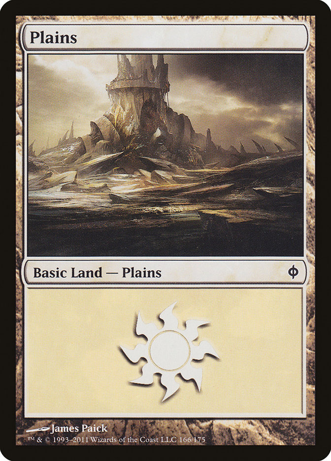 Plains (166) [New Phyrexia] | Tables and Towers