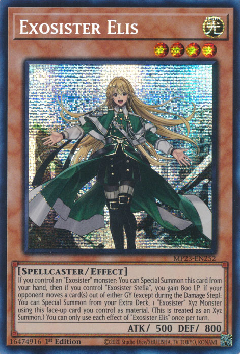 Exosister Elis [MP23-EN252] Prismatic Secret Rare | Tables and Towers