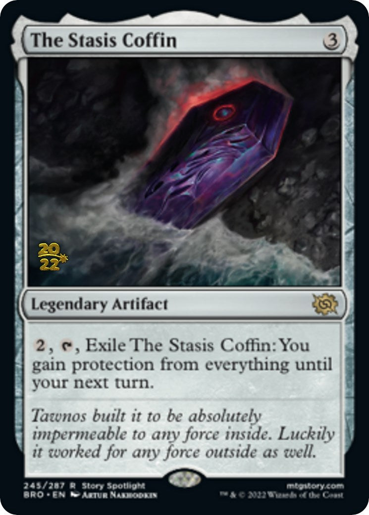 The Stasis Coffin [The Brothers' War Prerelease Promos] | Tables and Towers