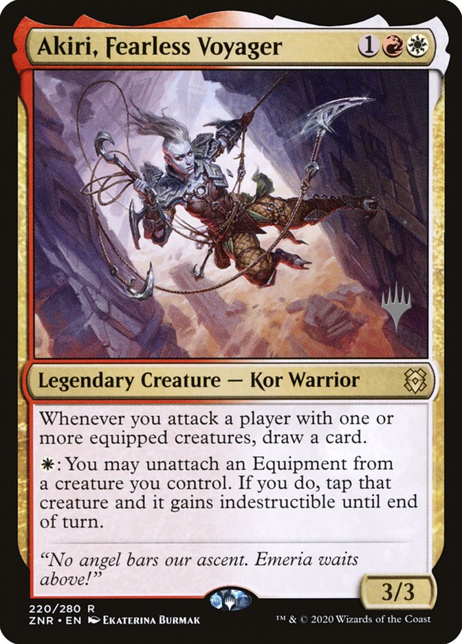 Akiri, Fearless Voyager (Promo Pack) [Zendikar Rising Promos] | Tables and Towers