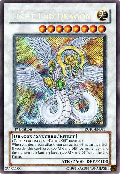 Light End Dragon [RGBT-EN091] Secret Rare | Tables and Towers