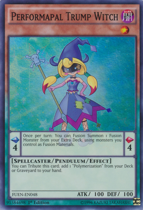 Performapal Trump Witch [FUEN-EN048] Super Rare | Tables and Towers