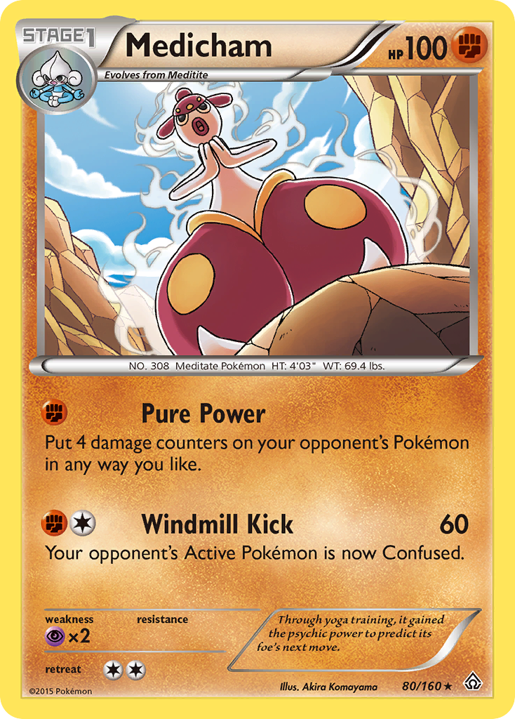 Medicham (80/160) [XY: Primal Clash] | Tables and Towers