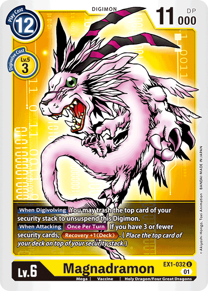 Magnadramon [EX1-032] [Classic Collection] | Tables and Towers