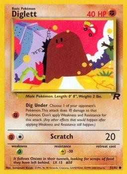 Diglett (52/82) [Team Rocket Unlimited] | Tables and Towers