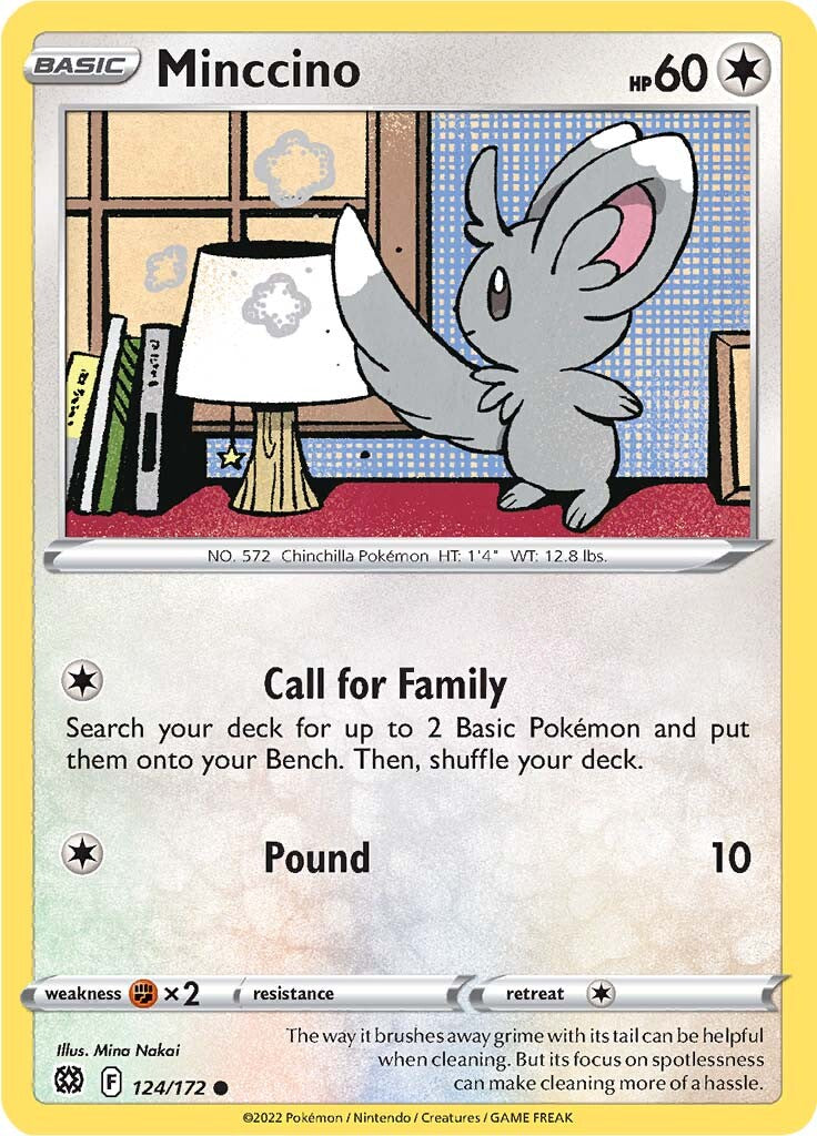 Minccino (124/172) [Sword & Shield: Brilliant Stars] | Tables and Towers