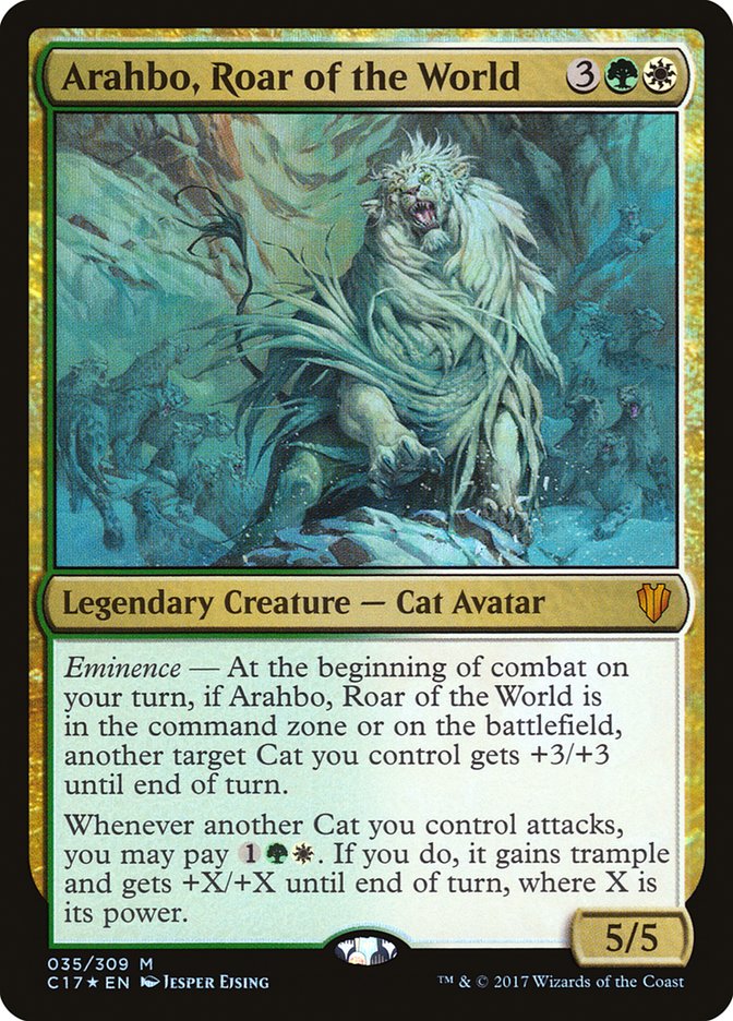 Arahbo, Roar of the World [Commander 2017] | Tables and Towers