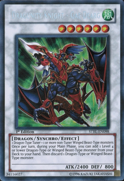 Dragunity Knight - Gae Dearg [STBL-EN098] Secret Rare | Tables and Towers