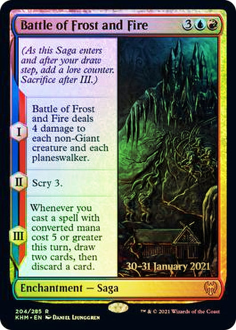 Battle of Frost and Fire [Kaldheim Prerelease Promos] | Tables and Towers