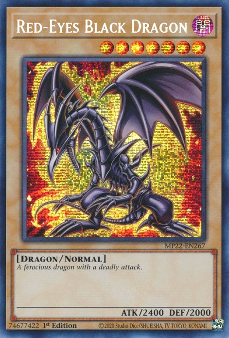 Red-Eyes Black Dragon [MP22-EN267] Prismatic Secret Rare | Tables and Towers