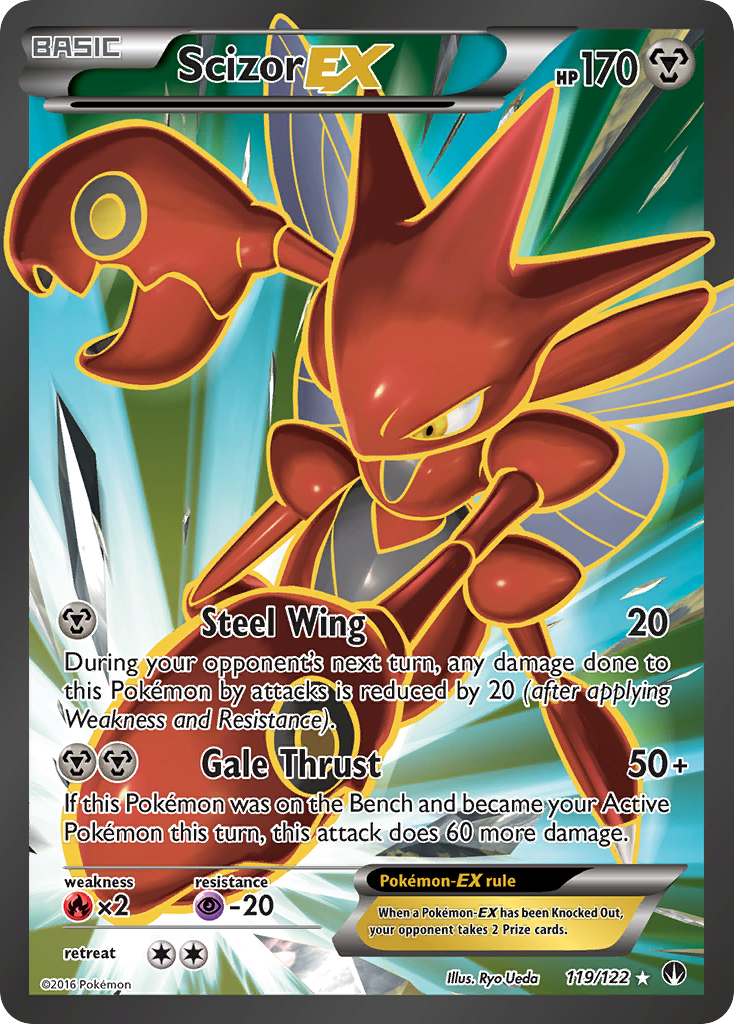 Scizor EX (119/122) [XY: BREAKpoint] | Tables and Towers