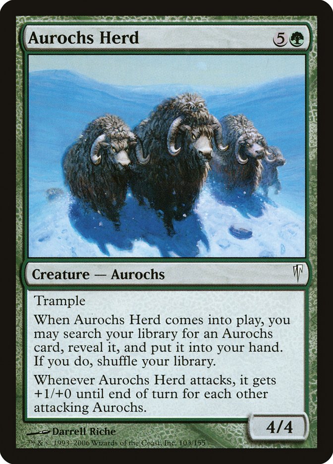 Aurochs Herd [Coldsnap] | Tables and Towers