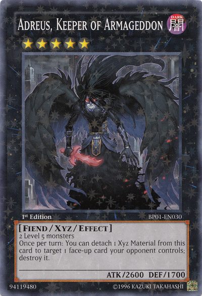 Adreus, Keeper of Armageddon [BP01-EN030] Starfoil Rare | Tables and Towers