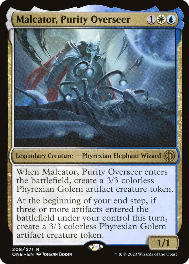 Malcator, Purity Overseer [Phyrexia: All Will Be One] | Tables and Towers