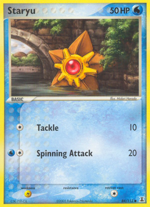 Staryu (84/113) [EX: Delta Species] | Tables and Towers