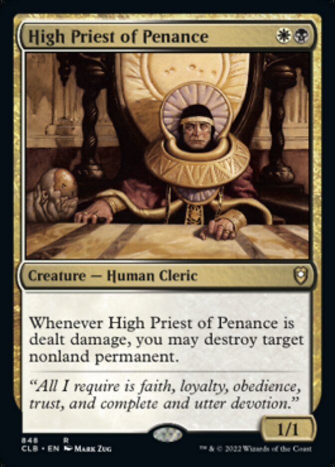 High Priest of Penance [Commander Legends: Battle for Baldur's Gate] | Tables and Towers