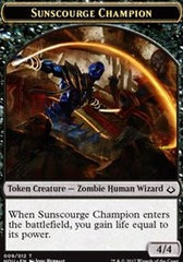 Sunscourge Champion // Cat Double-Sided Token [Hour of Devastation Tokens] | Tables and Towers