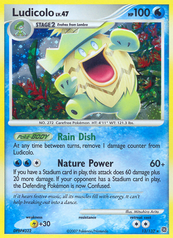 Ludicolo (13/132) [Diamond & Pearl: Secret Wonders] | Tables and Towers