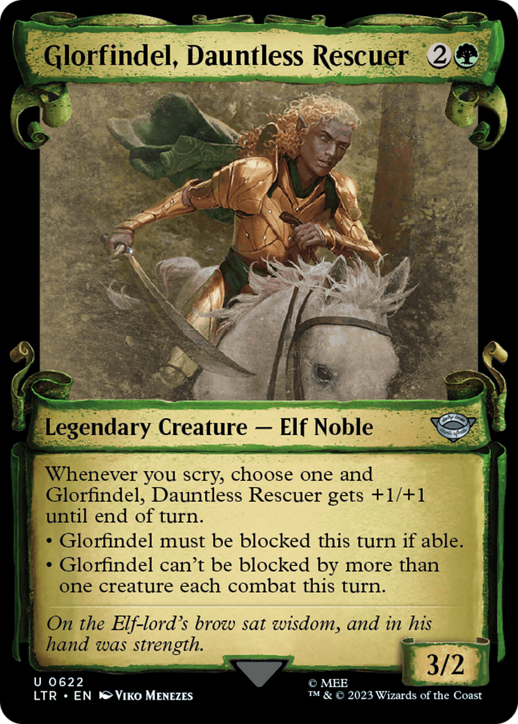 Glorfindel, Dauntless Rescuer [The Lord of the Rings: Tales of Middle-Earth Showcase Scrolls] | Tables and Towers