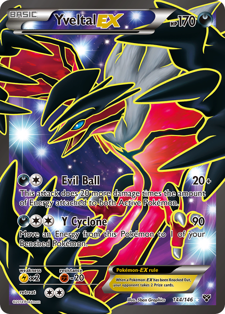 Yveltal EX (144/146) [XY: Base Set] | Tables and Towers