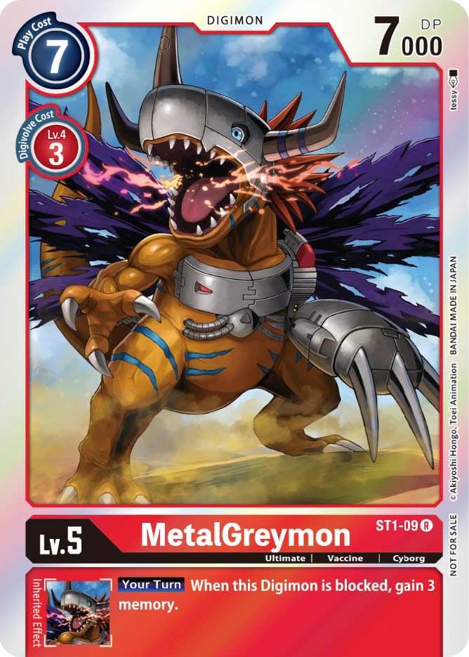 MetalGreymon [ST1-09] (Official Tournament Pack Vol. 6) [Starter Deck: Gaia Red Promos] | Tables and Towers