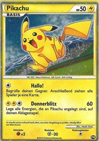 Pikachu (PW6) (German) [Pikachu World Collection Promos] | Tables and Towers