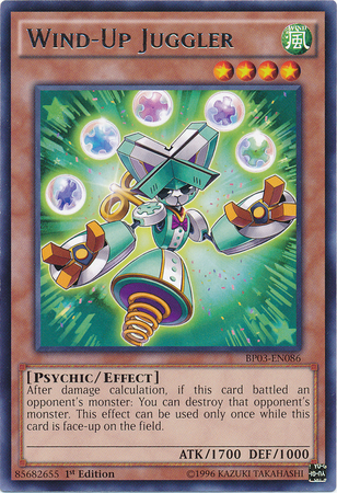 Wind-Up Juggler [BP03-EN086] Rare | Tables and Towers