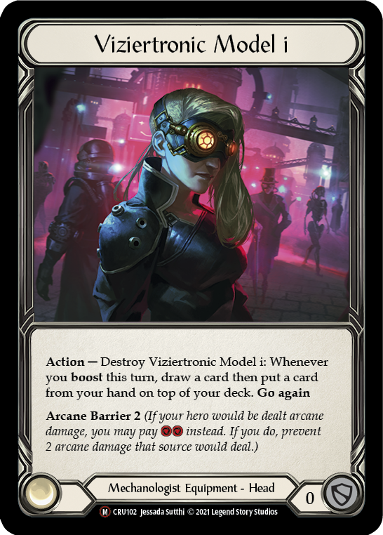 Viziertronic Model i [U-CRU102] (Crucible of War Unlimited)  Unlimited Rainbow Foil | Tables and Towers